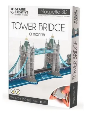 Puzzle Tower Bridge Maquette Woodcraft Kit