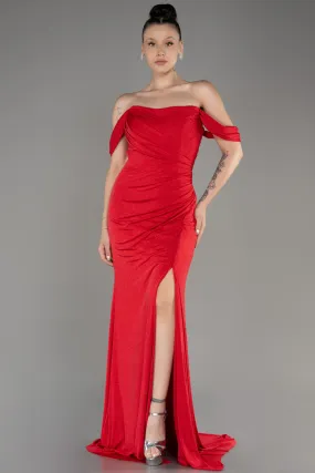 Red Long Evening Gown ABU3633