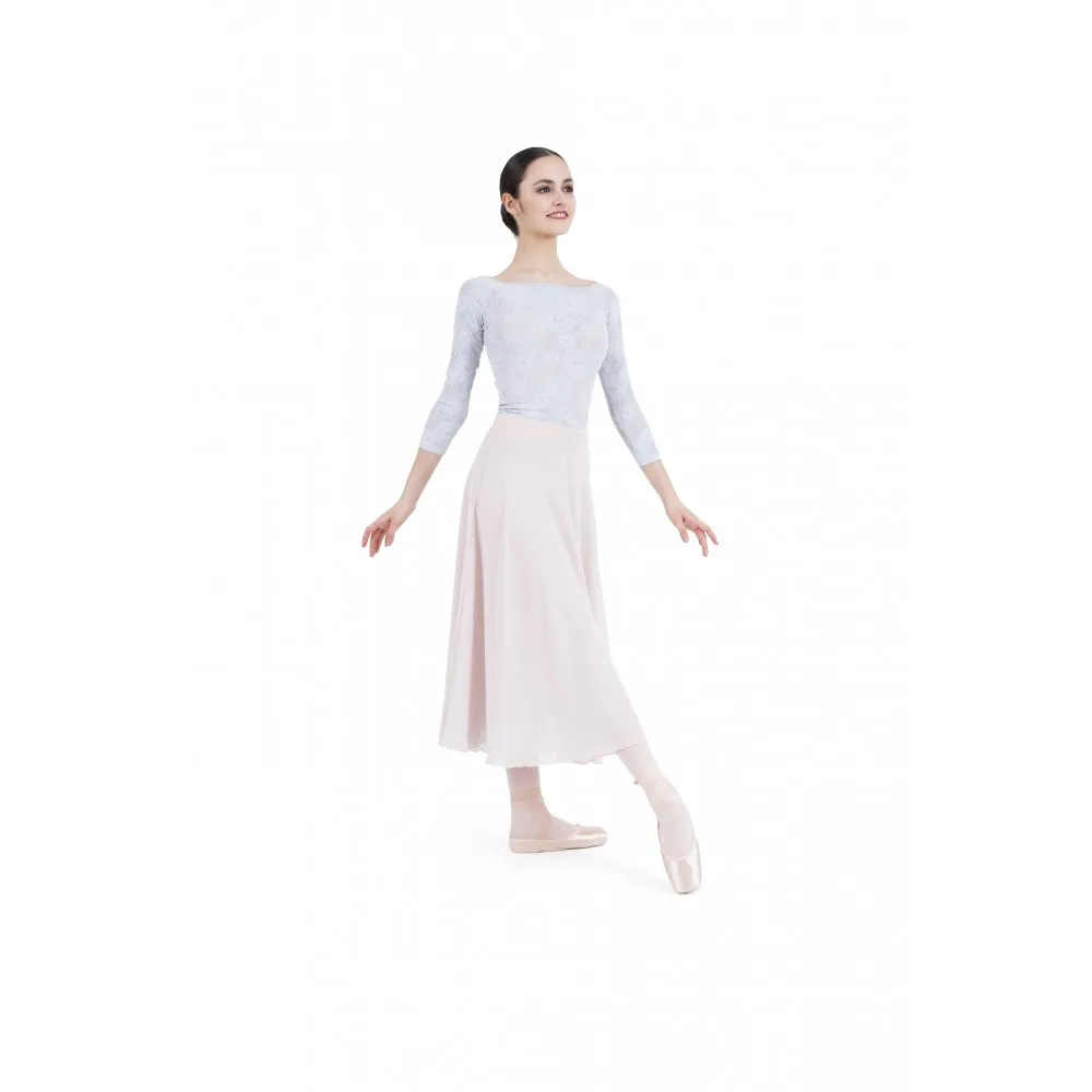 Repetto S0293 FAME reversible chiffon skirt - La Maison De La Danse