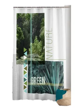 Green Nature Shower Curtain - Green