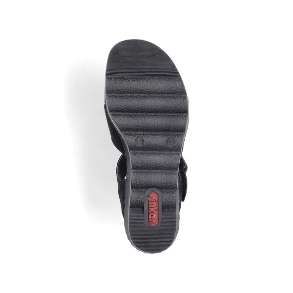 Rieker black sandals 67463 00 - Shop now