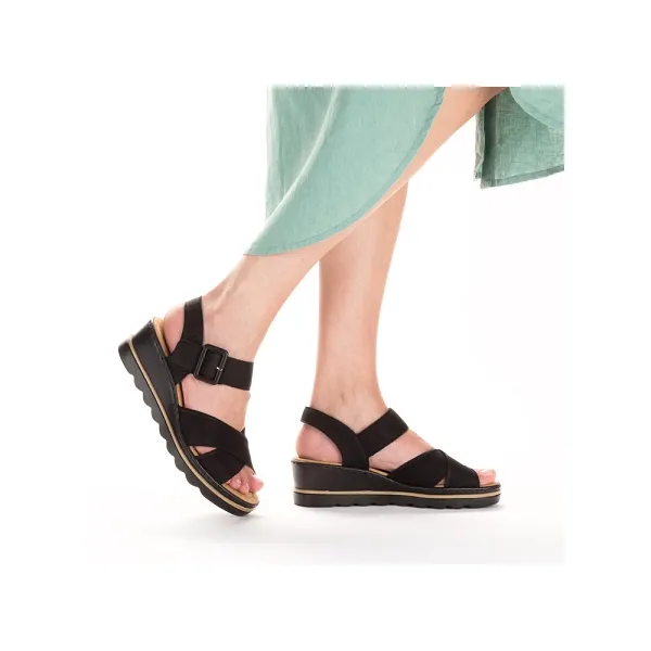 Rieker black sandals 67463 00 - Shop now