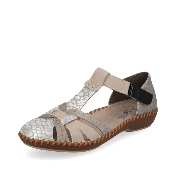 Rieker beige sandals m1650 60 - Shop now