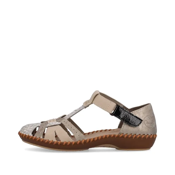 Rieker beige sandals m1650 60 - Shop now