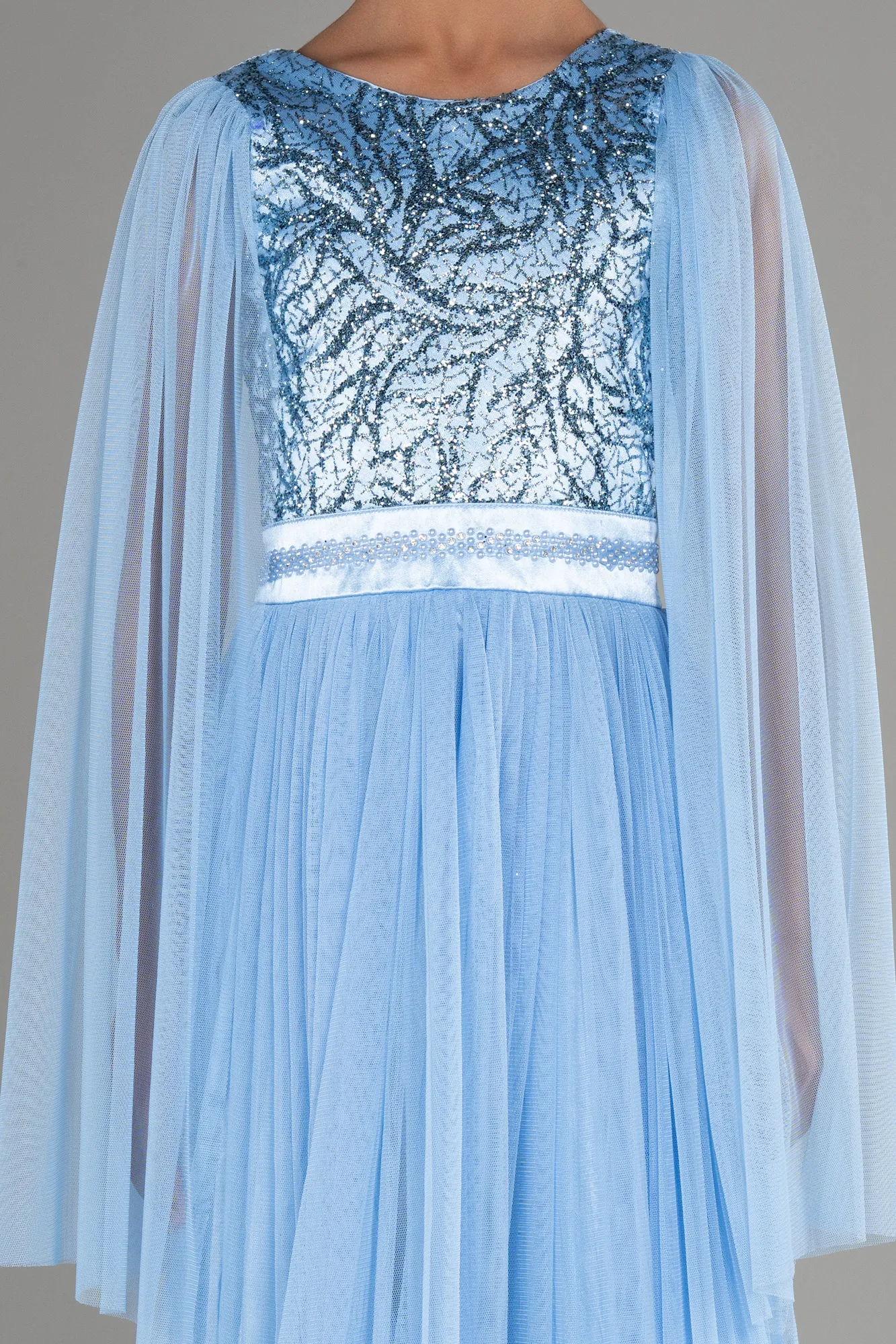 Robe De Soirée Enfants Longue Émeraude ABU3155