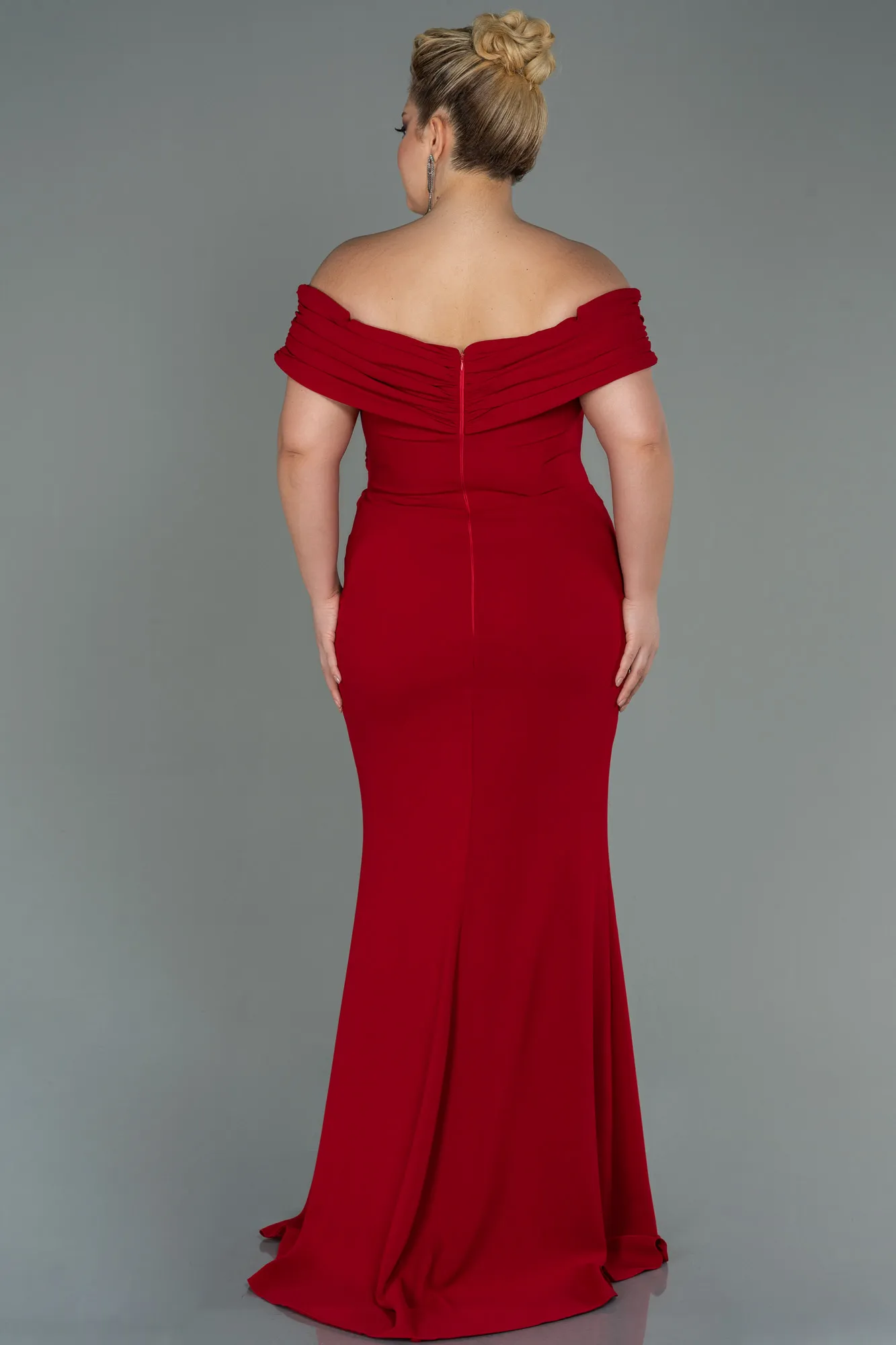 Robe de Soirée Grande Taille Longue Noir ABU3172