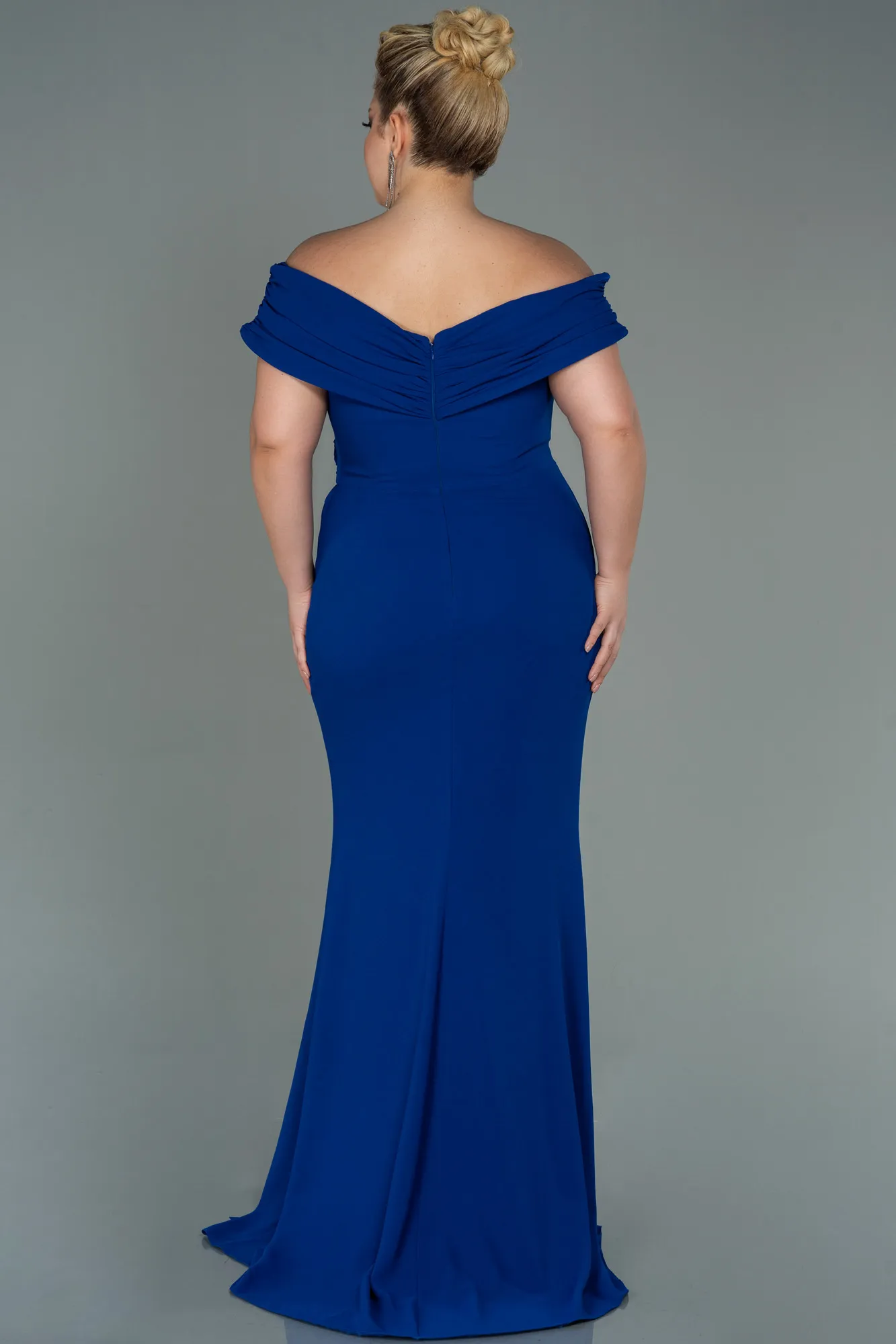 Robe de Soirée Grande Taille Longue Noir ABU3172