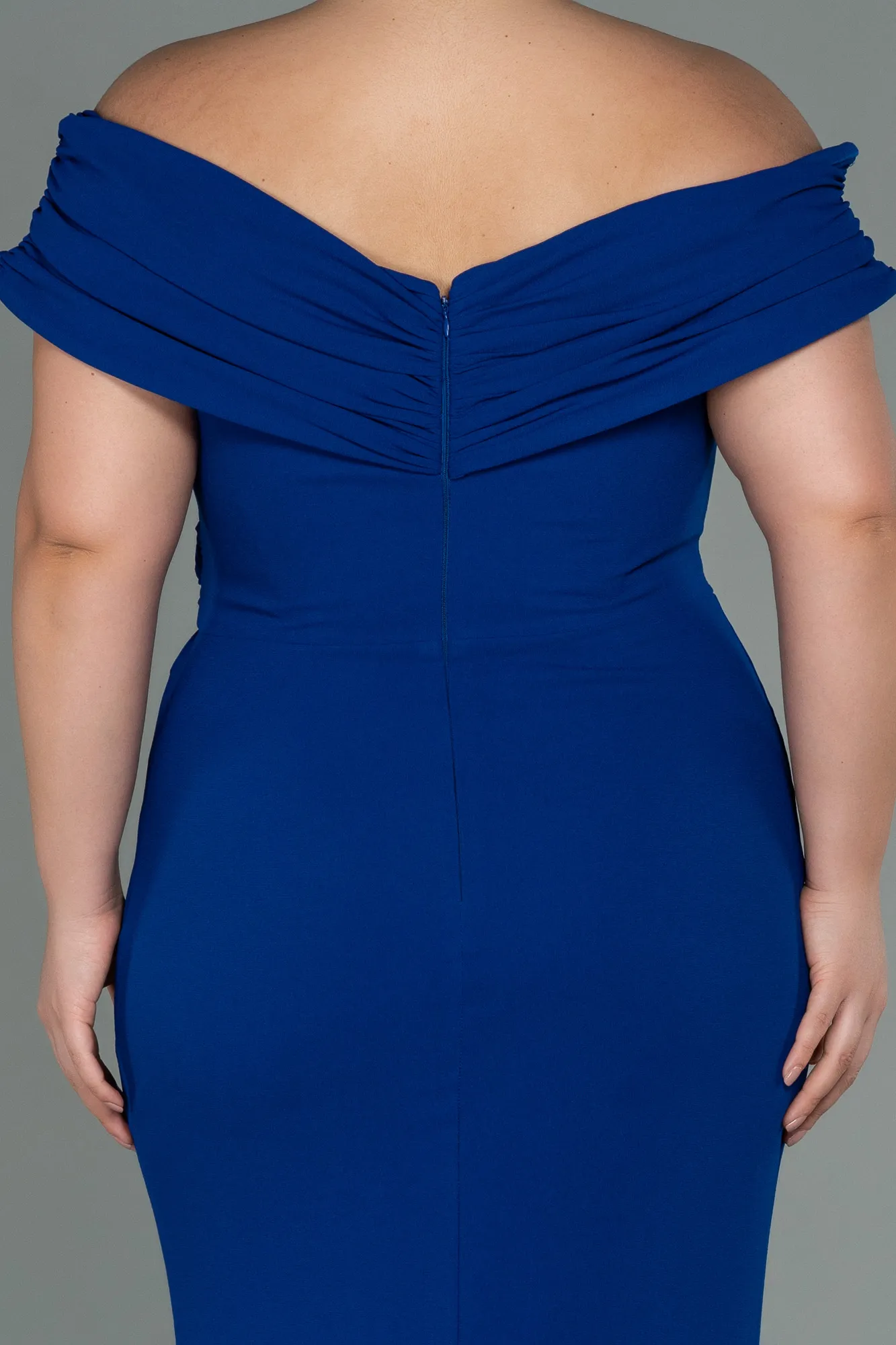 Robe de Soirée Grande Taille Longue Noir ABU3172