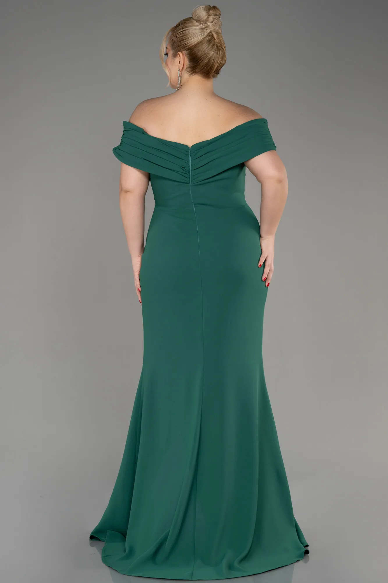 Robe de Soirée Grande Taille Longue Noir ABU3172