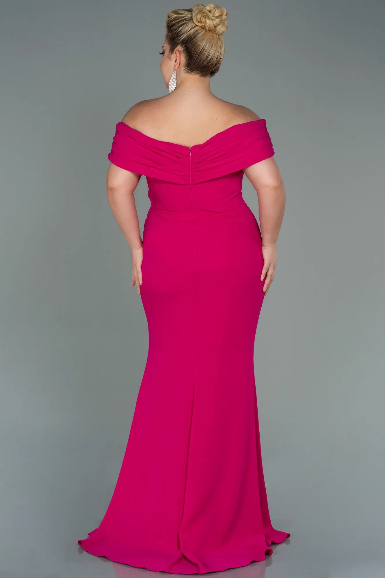 Robe de Soirée Grande Taille Longue Noir ABU3172