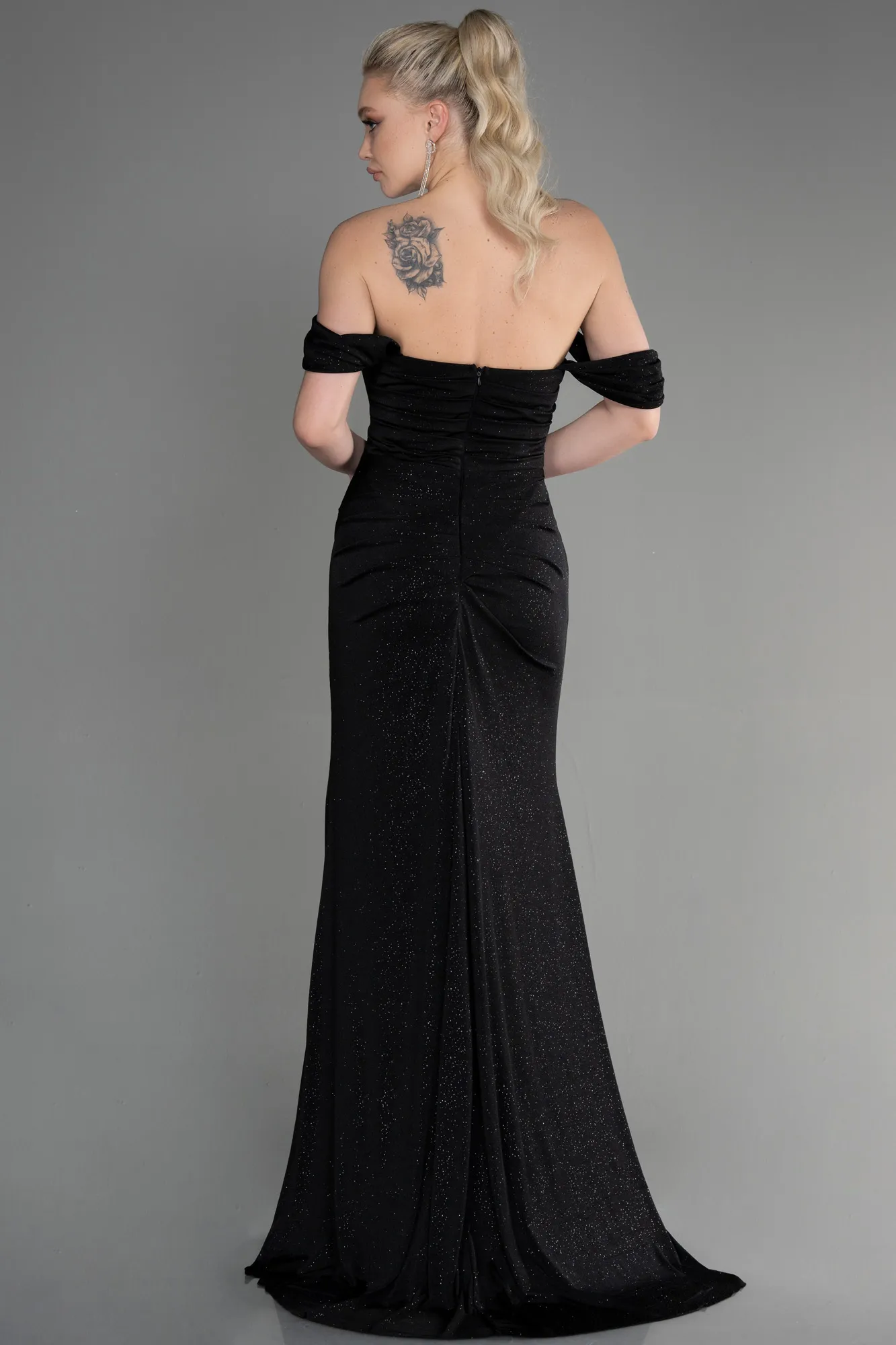 Robe De Soirée Longue Bleu clair ABU3633