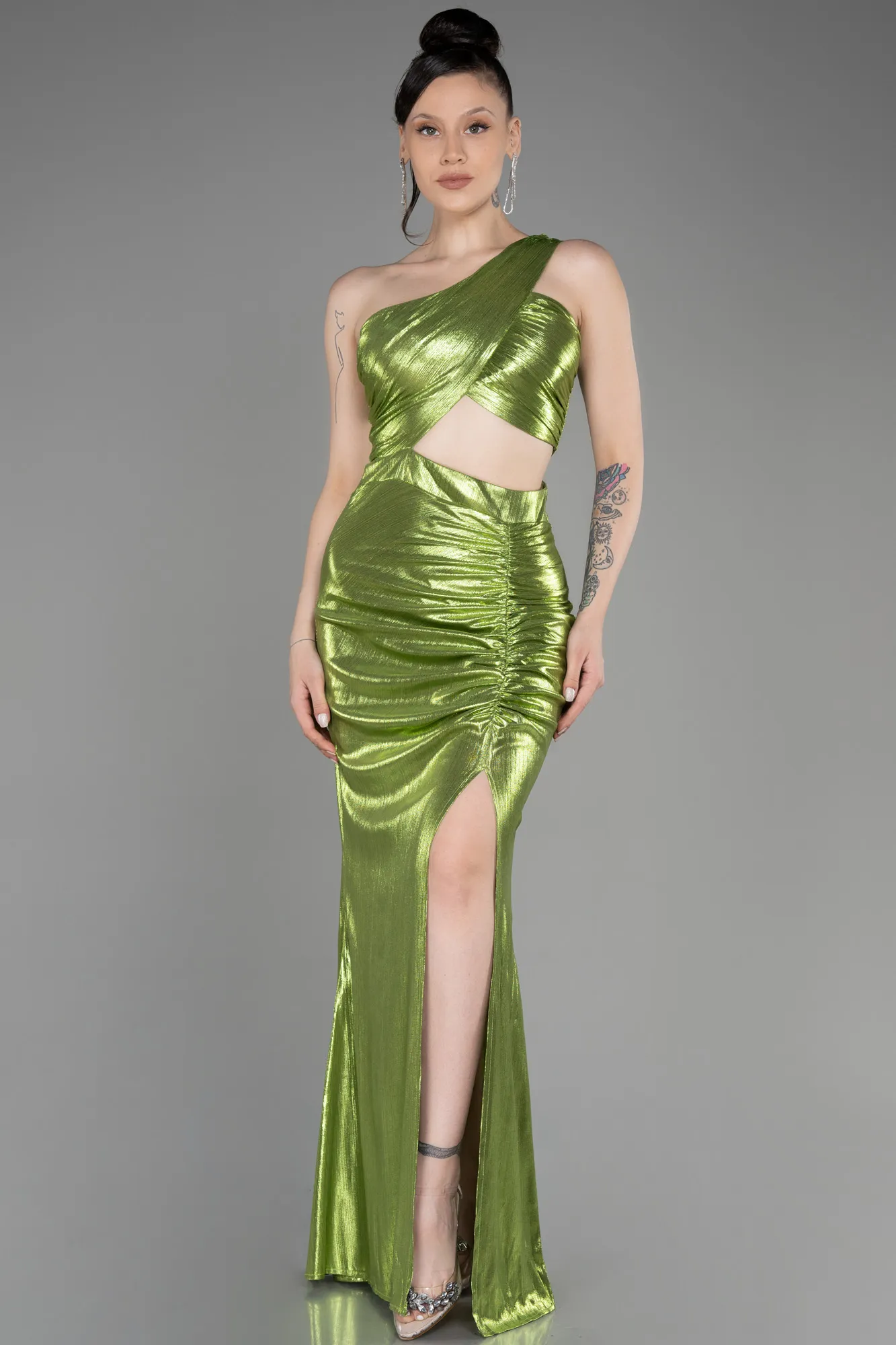 Copper Long Evening Dress ABU3848.