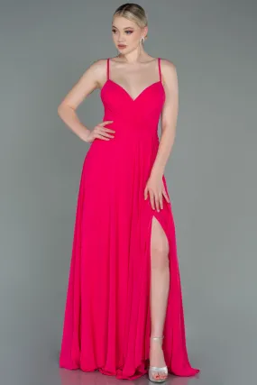 Fuchsia Long Evening Gown ABU1305.