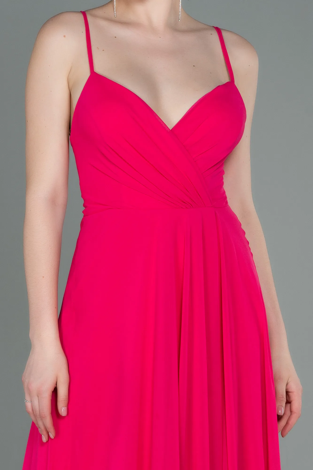 Fuchsia Long Evening Gown ABU1305.