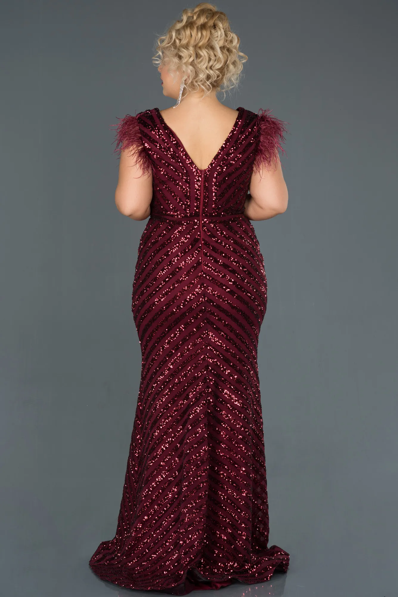 Robe de Soirée Longue Noir ABU1044