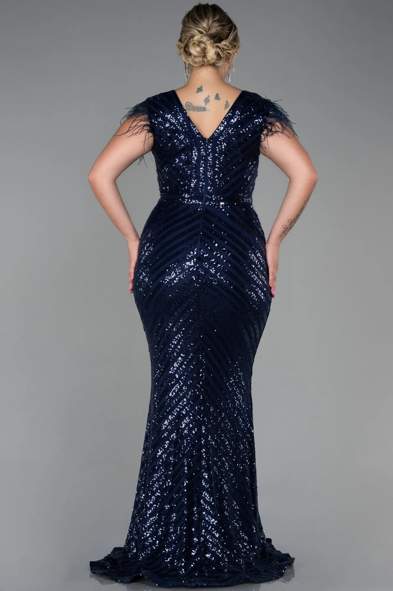 Robe de Soirée Longue Noir ABU1044