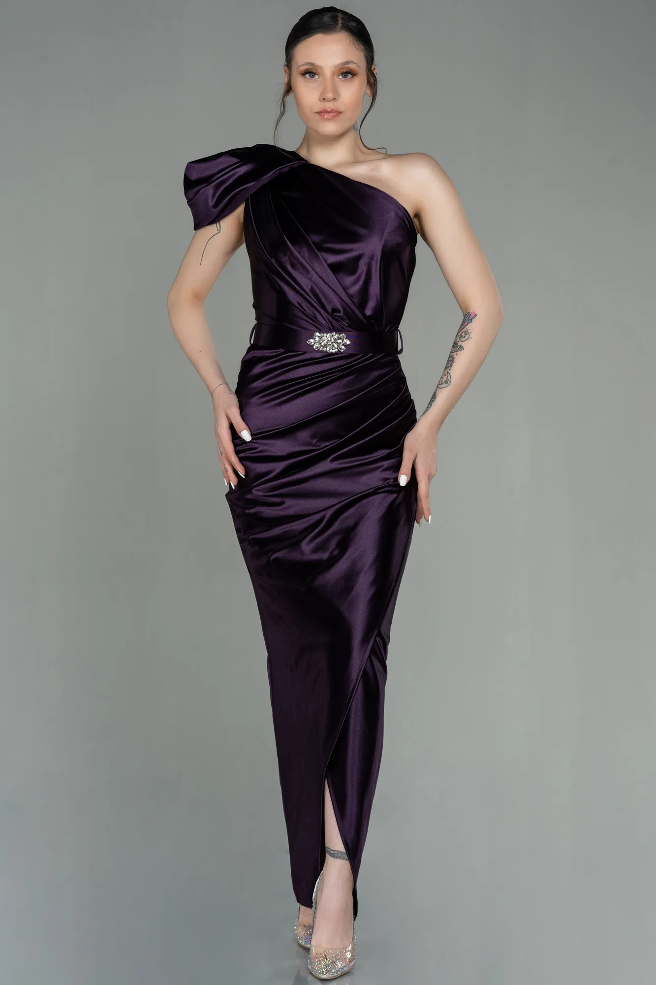 Robe de Soirée Longue Noir ABU2982