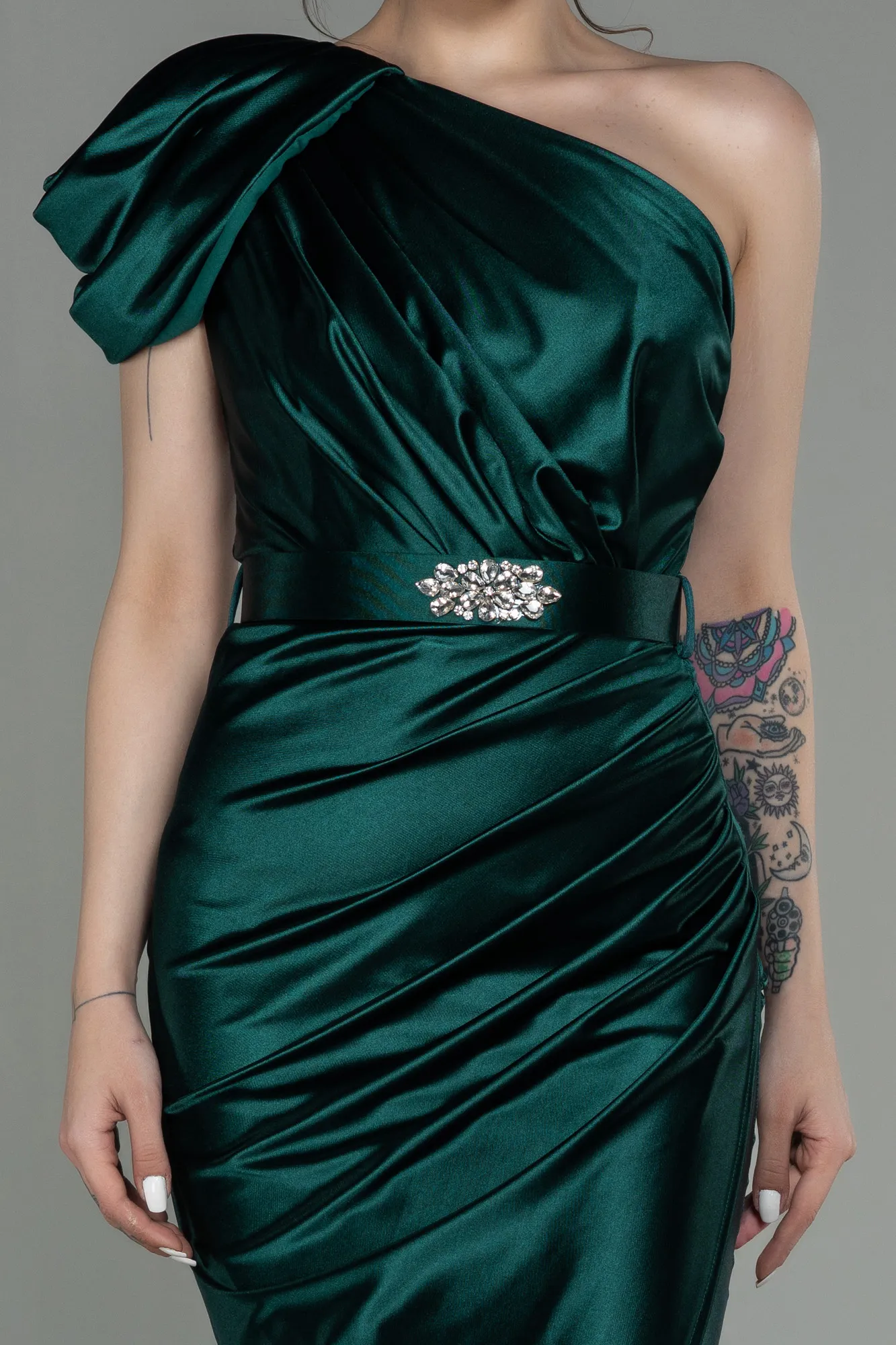 Robe de Soirée Longue Noir ABU2982