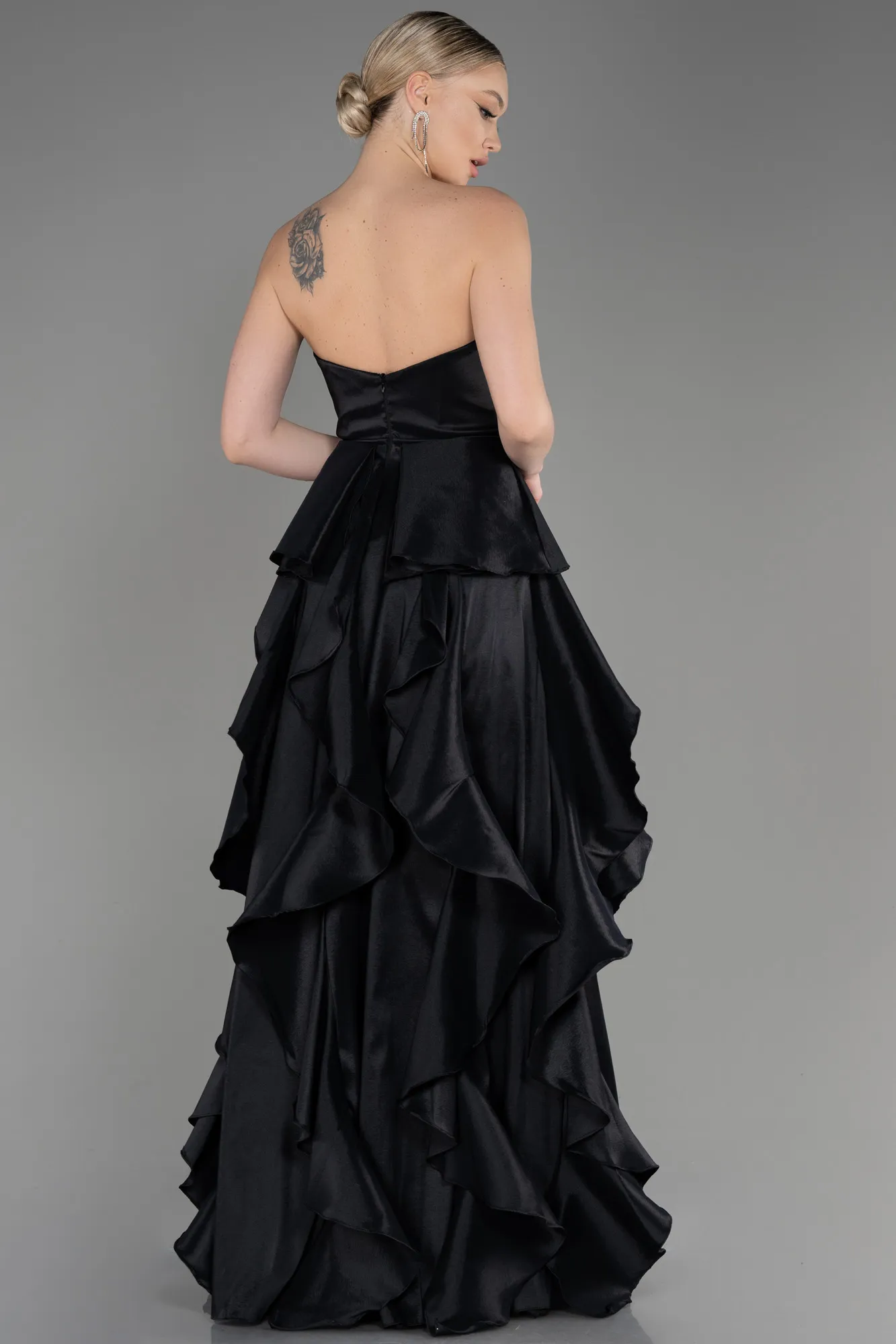 Robe de Soirée Longue Noir ABU3886