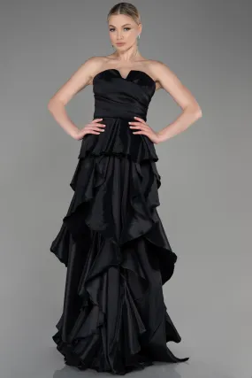 Robe de Soirée Longue Noir ABU3886