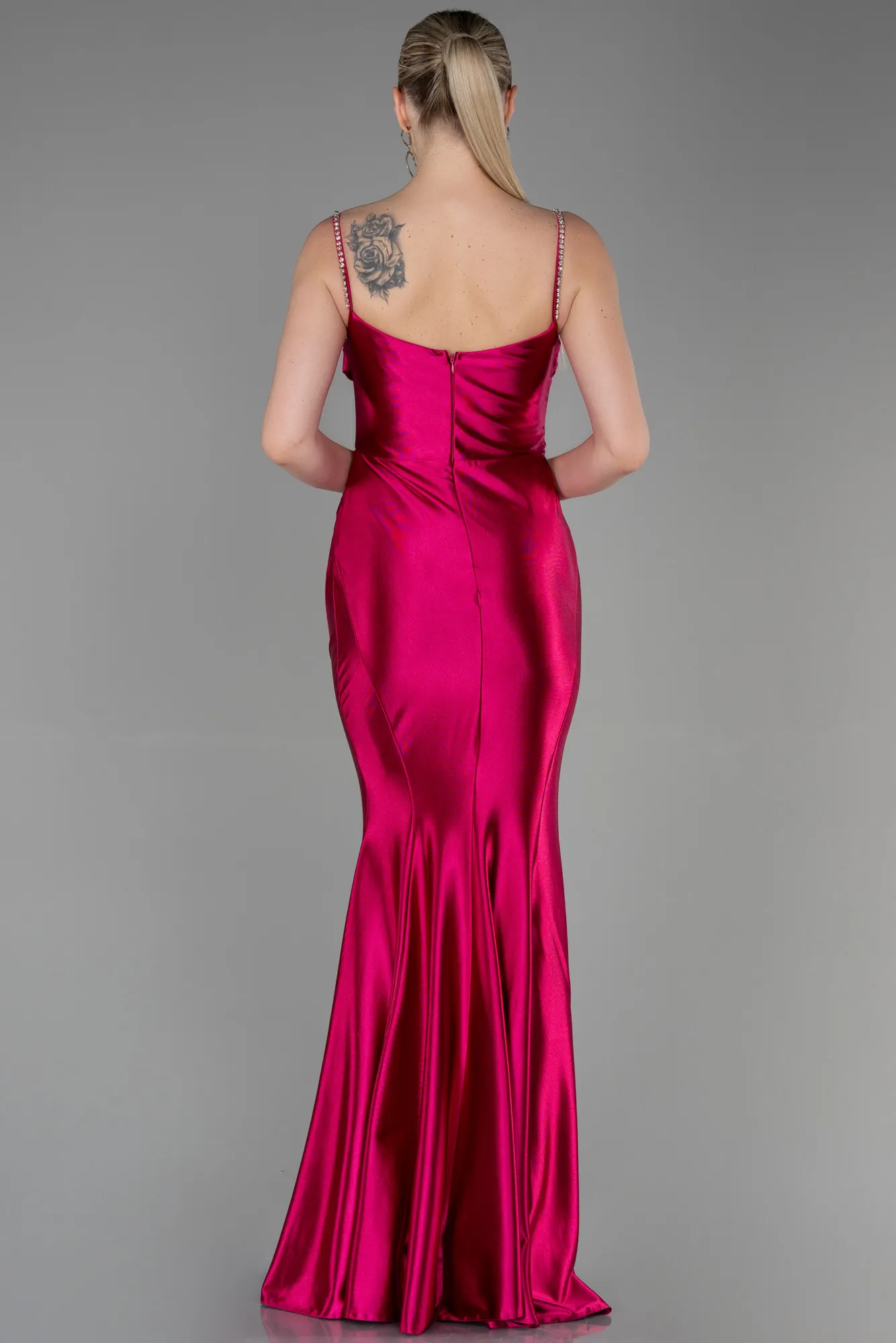 Robe de Soirée Longue Rouge ABU3334