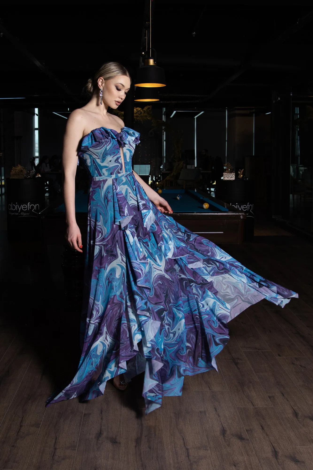 Robe De Soirée Longue Très Coloré ABU3086