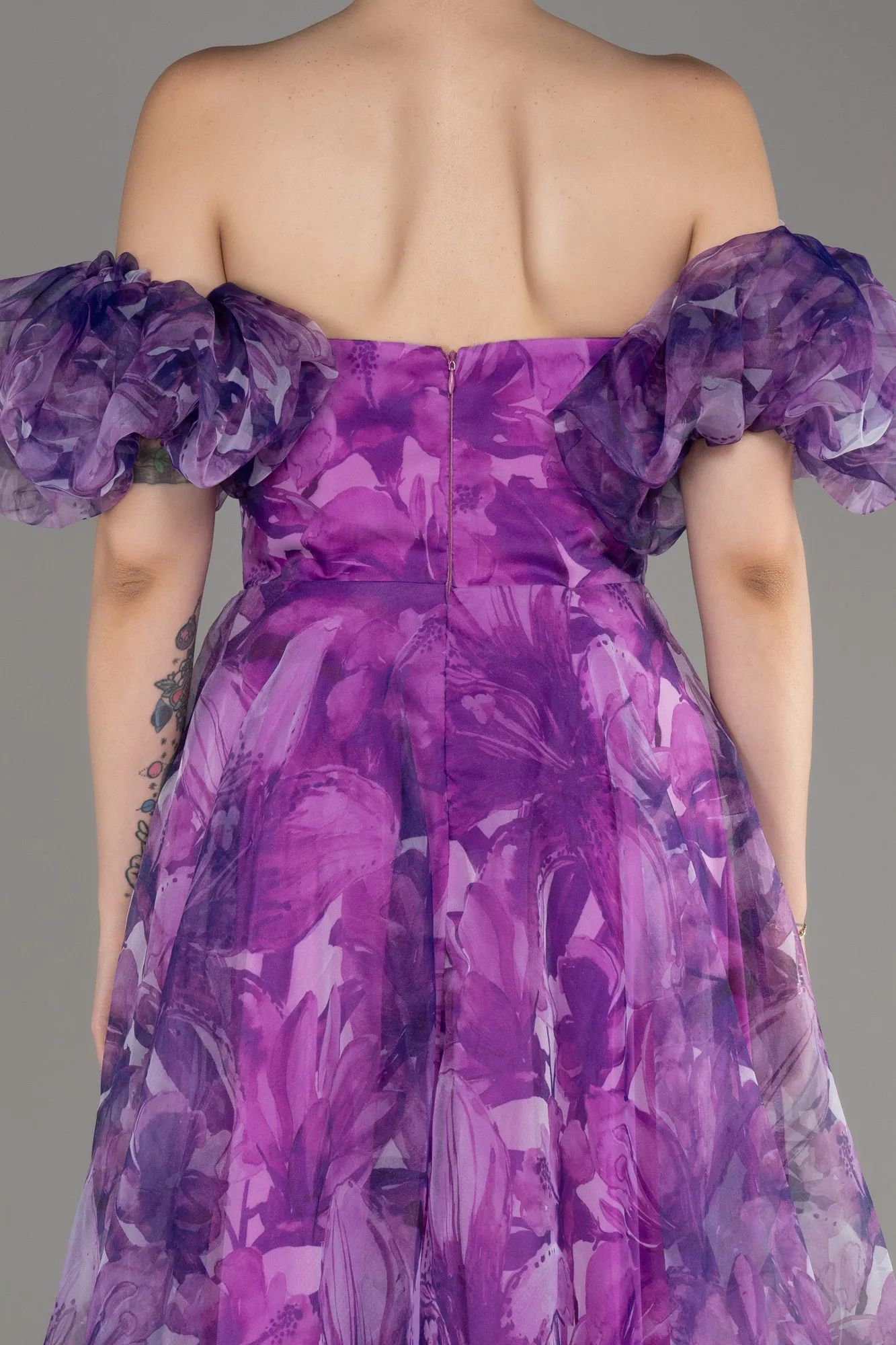 Robe de Soirée Longue Violet ABU3969