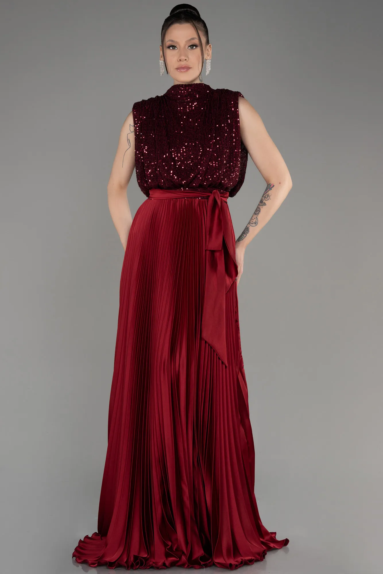 Robe de Soirée Longue Émeraude ABU3326