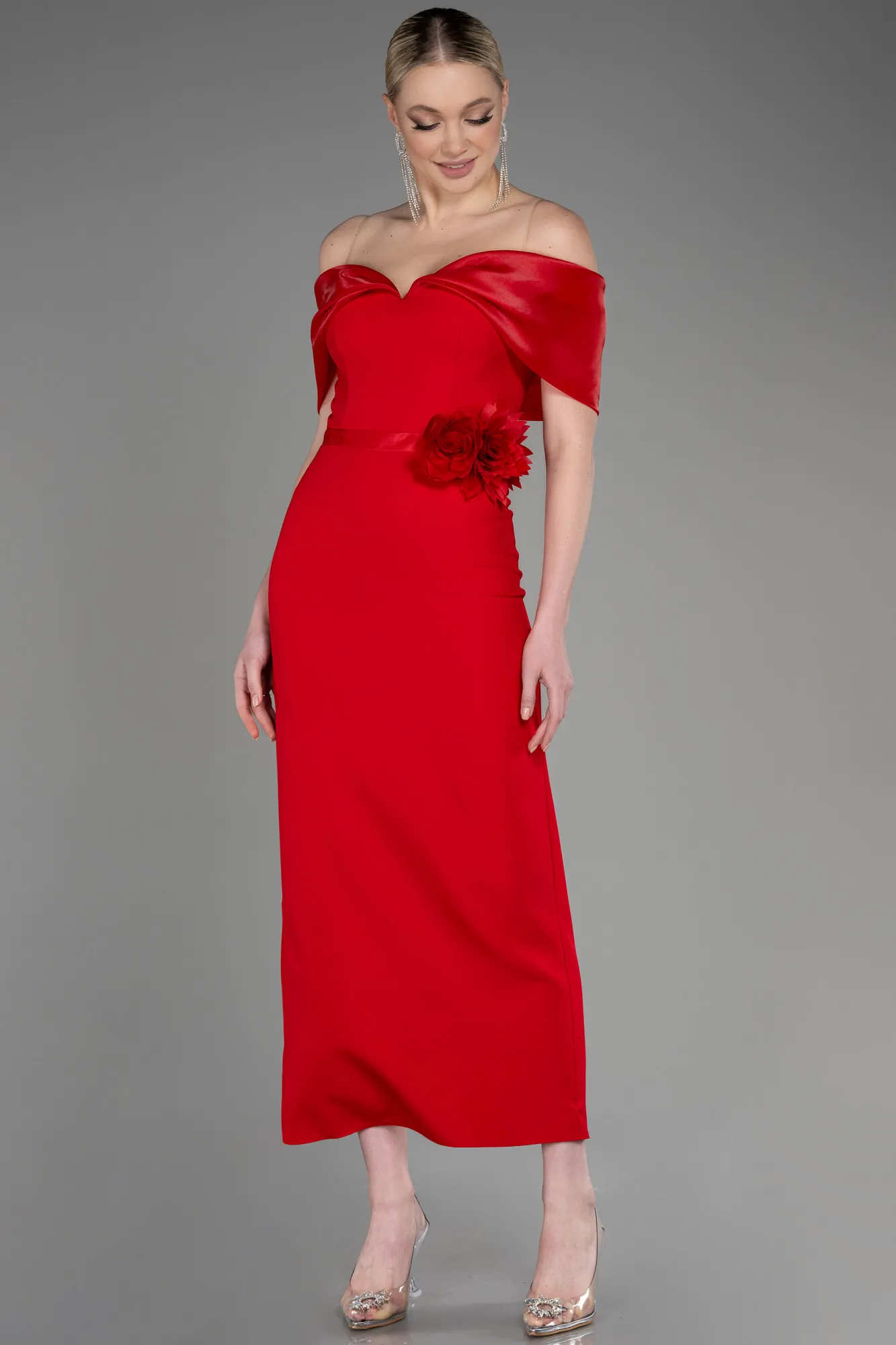 Robe de Soirée Midi Poudre ABK2014