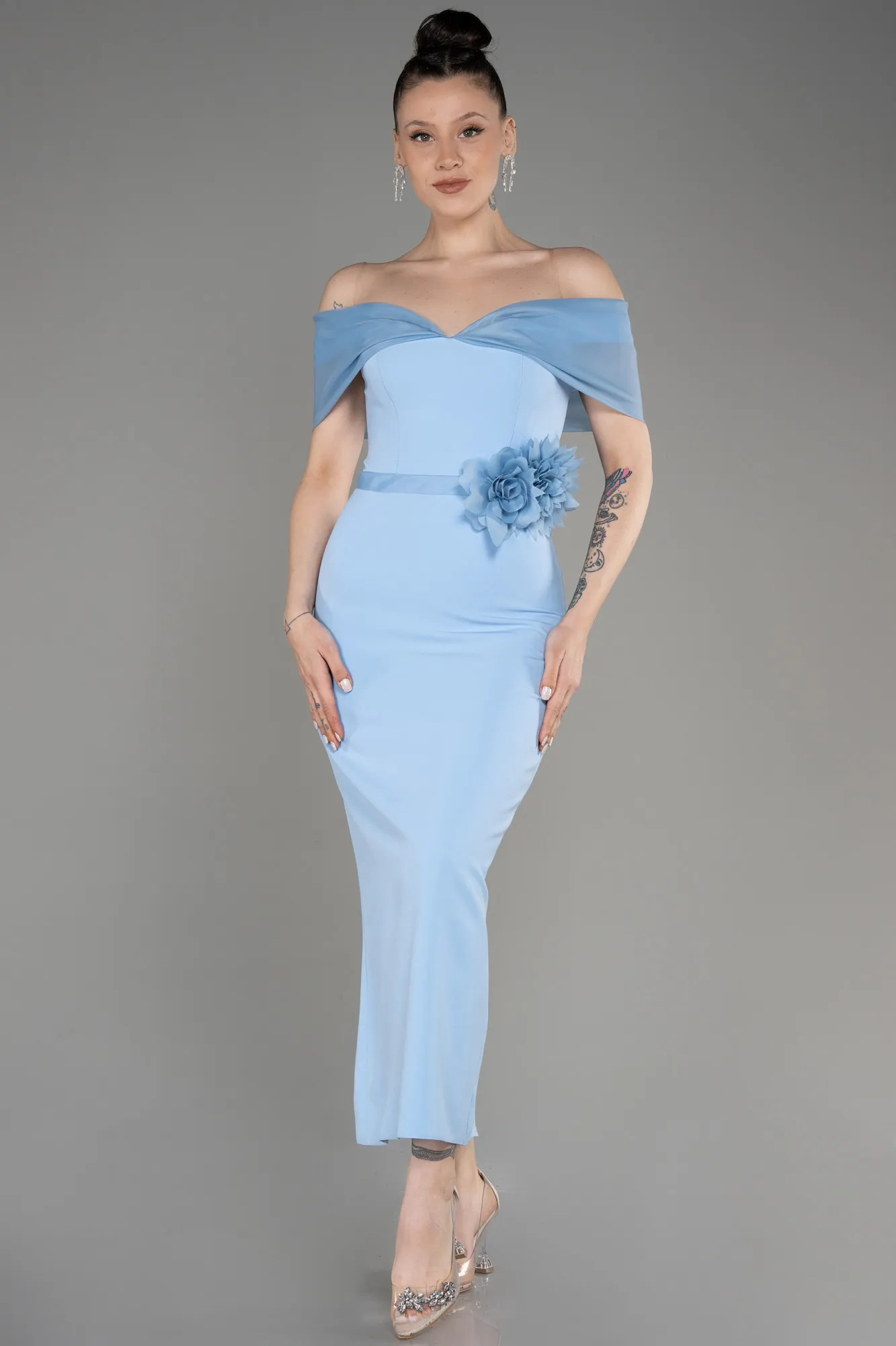 Robe de Soirée Midi Poudre ABK2014