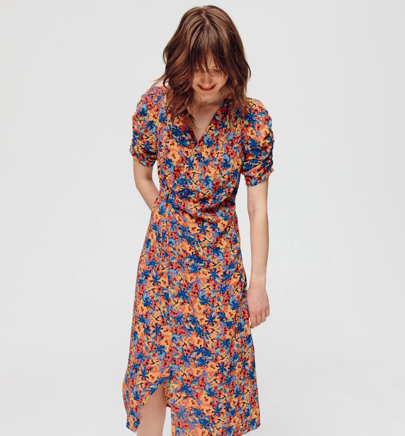 Printed D.I.M.B midi dress - Multicolored print