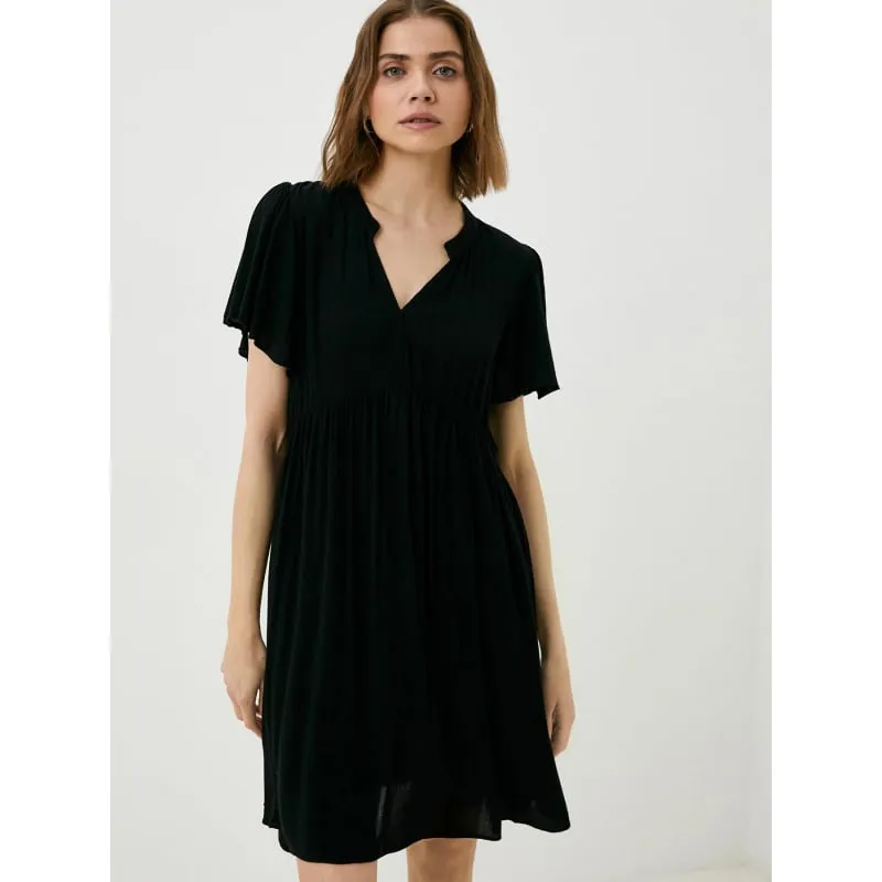 Robe portefeuille midi à pois naomi rose femme - Only | wimod