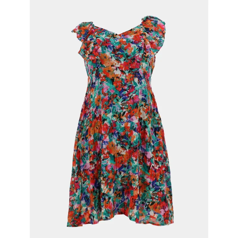 Robe portefeuille midi à pois naomi rose femme - Only | wimod