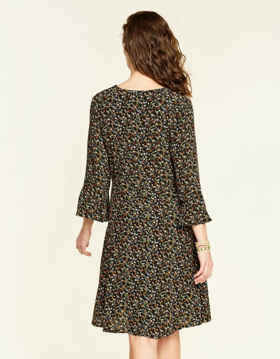 Flared Printed Dress - Dresses & Skirts