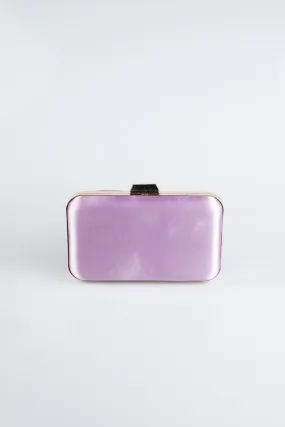 Sac De Soirée Luxe Satin Lilas SH802