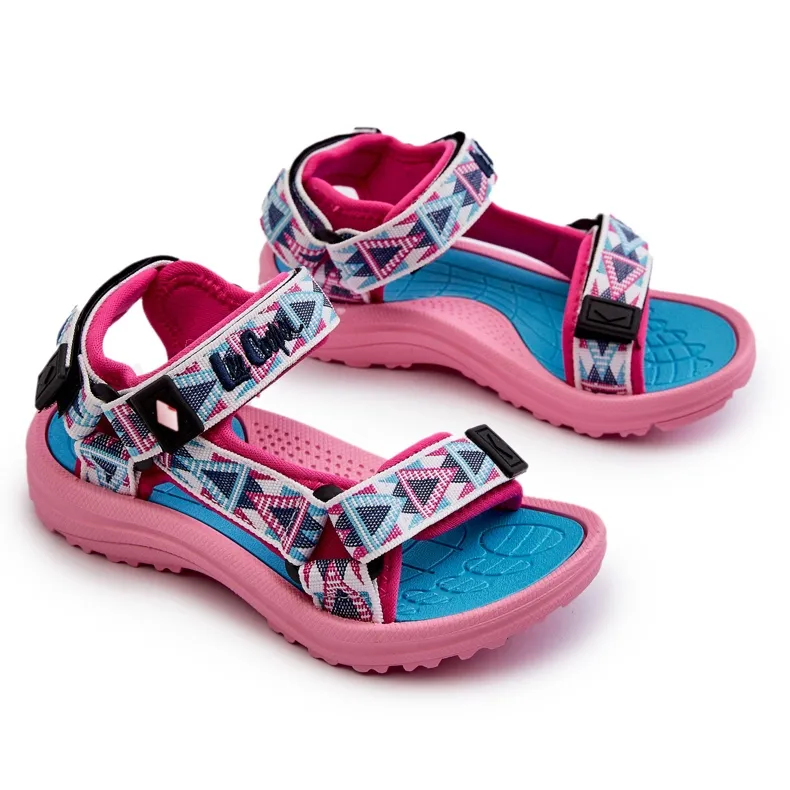 Kids Lee Cooper LCW-24-34-2600 Pink Sandals