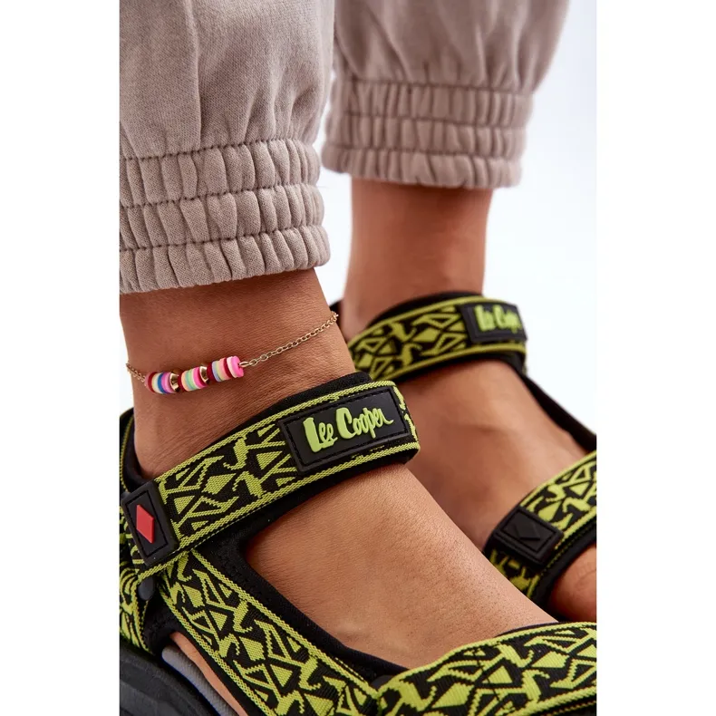 Lee Cooper Women's Sandals LCW-24-34-2609 lime green