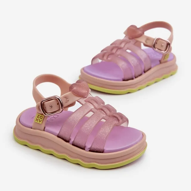 ZAXY NN385020 Violet Scented Velcro Sandals for Kids