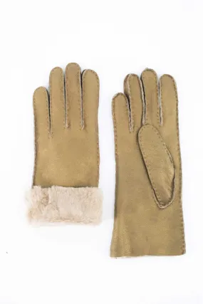 Sheepskin gloves, Maison Fabre - CONCORDE Gold | Cesare Nori