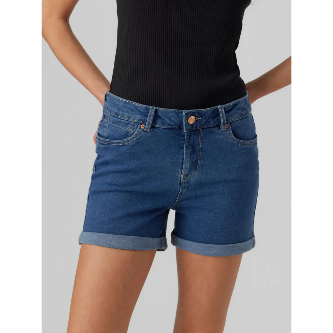 Denim Shorts Slim Fit Blue Skye for Women | 3 Suisses