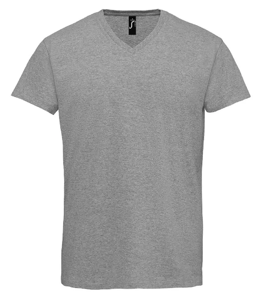 Short Sleeve V-Neck T-Shirts for Men - Gray - 02940