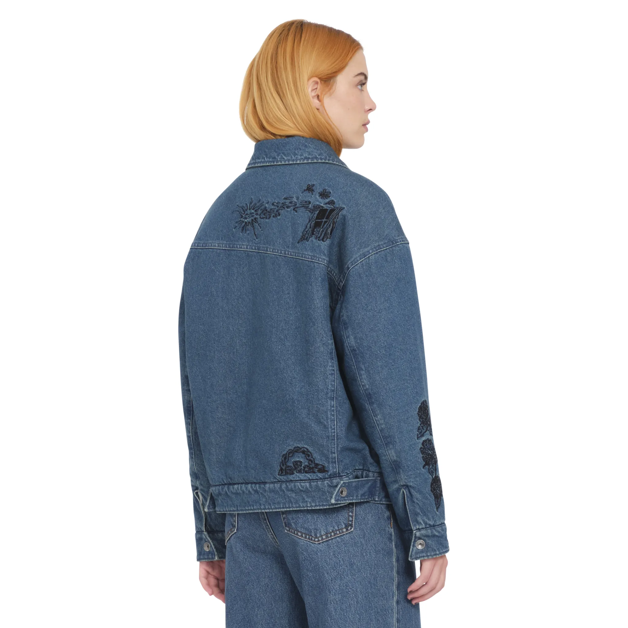 Volcom Women's Denim Jacket - Side-Shore Veste Collection