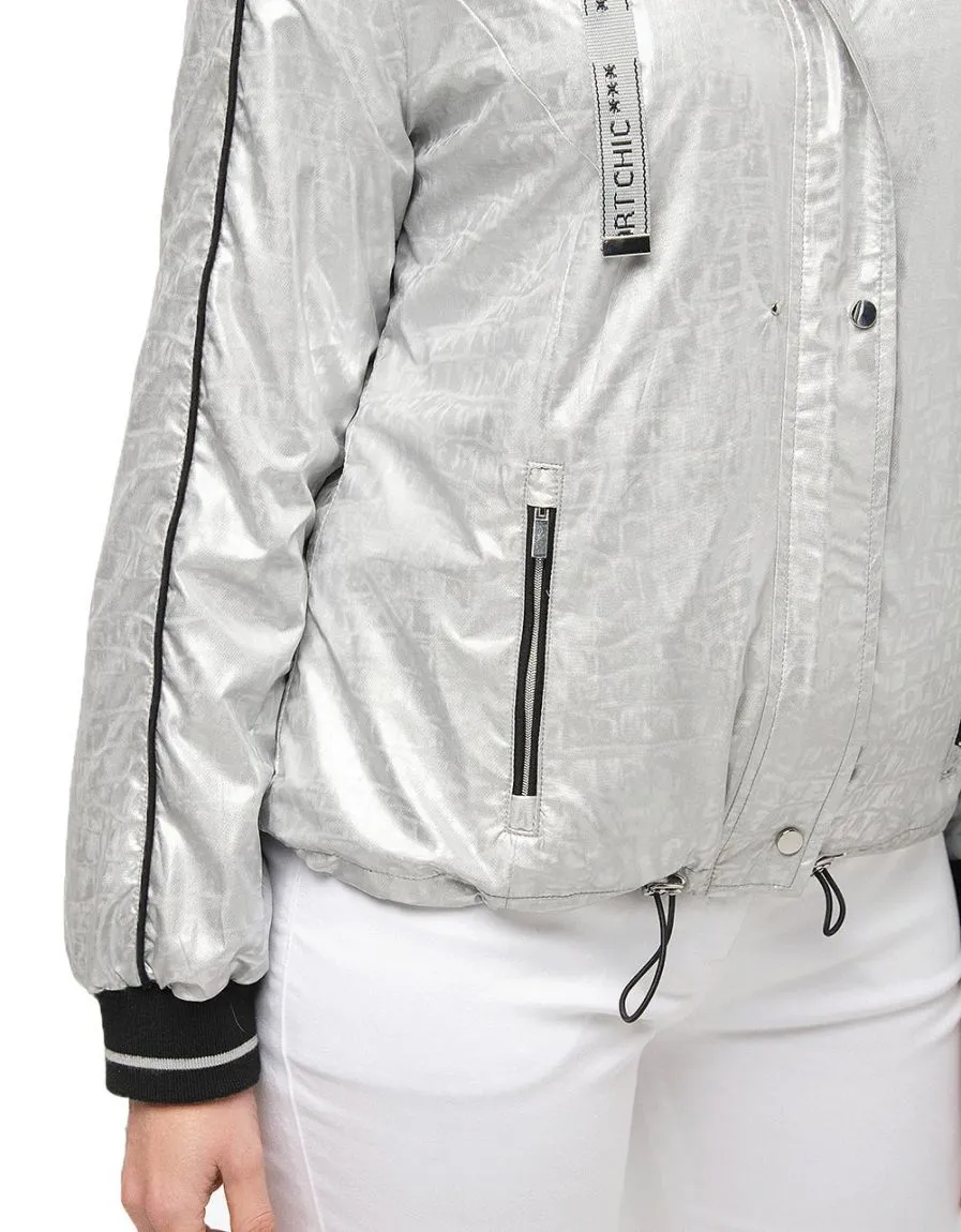 Silver Hooded Jacket - Coats