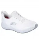 SKECHERS White Squad Women's Work Sneakers - Work Basket.