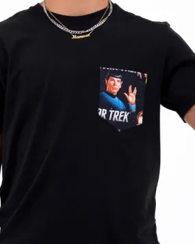 Spock T-shirt with Vulcan Greeting Motifs | Grafitee