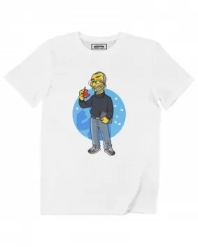 Steve Jobs T-shirt Simpsonized - Caricature à la manière de | Grafitee