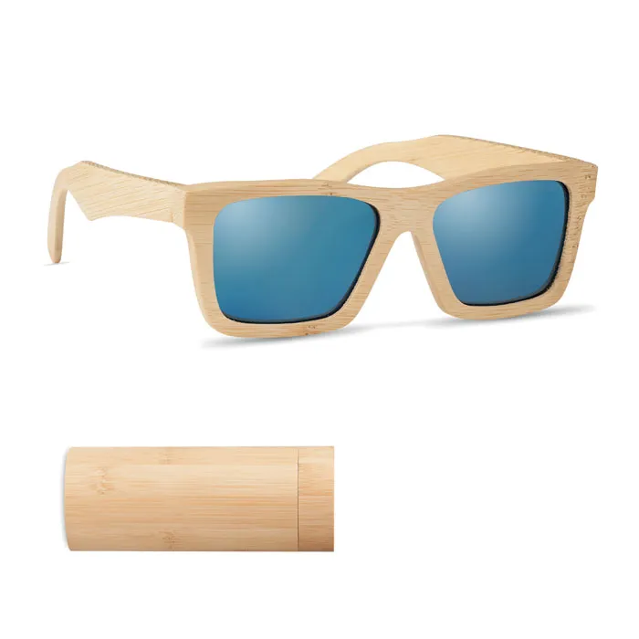 Sunglasses in Bamboo Case - WANAKA - Greenfrog