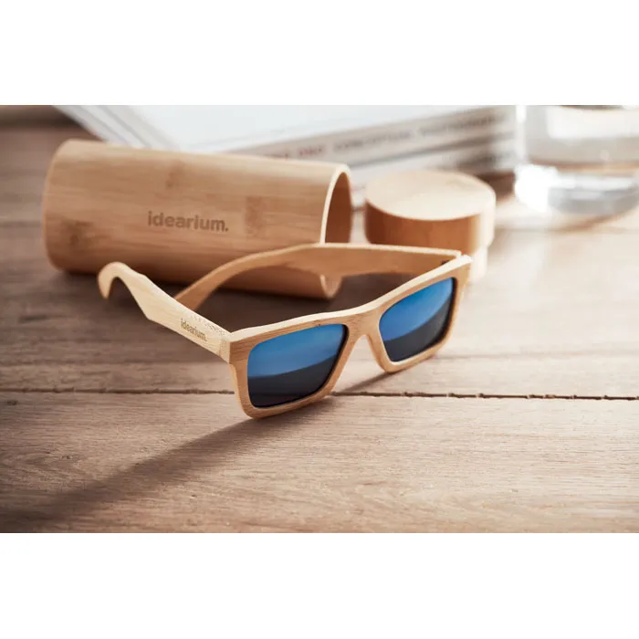 Sunglasses in Bamboo Case - WANAKA - Greenfrog