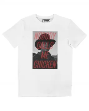 T-shirt Back to the Future McFly Quote Chicken Scene Tee