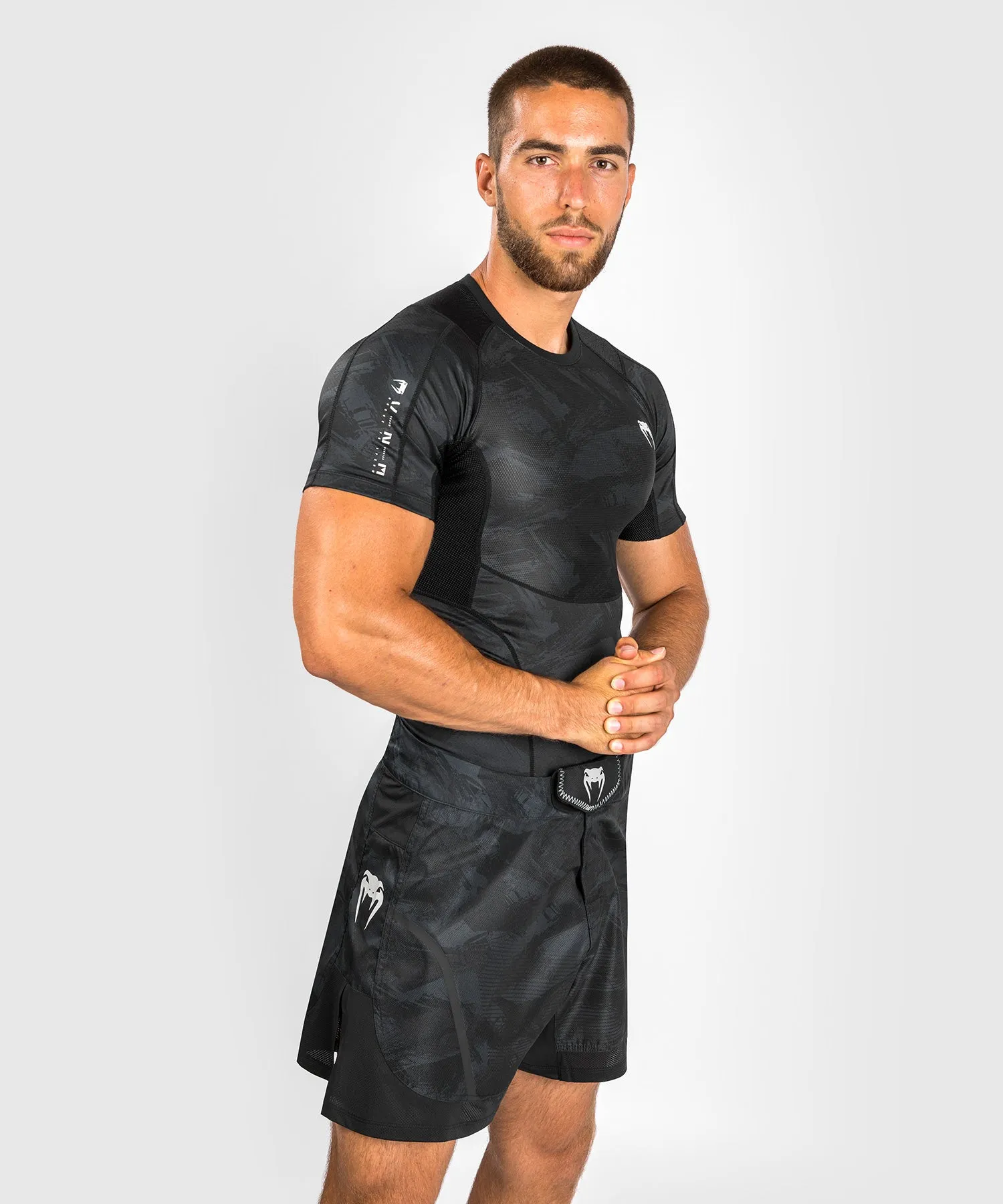 Venum Electron 3.0 Compression T-Shirt - Short Sleeve - Black